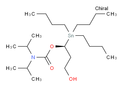 (S)-3-羟基-1-(三丁基锡基)丙基 二异丙基氨基甲酸酯