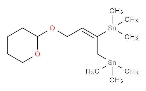 (E)-(4-((四氢-2H-吡喃-2-氧基))丁-2-烯-1,2-二基)双(三甲基锡烷)