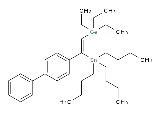 (Z)-(2-([1,1'-联苯]-4-基)-2-(三丁基锡基)乙烯基)三乙基锗