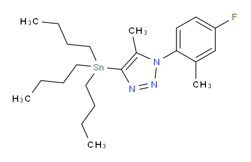 1-(4-氟-2-甲基苯基)-5-甲基-4-(三丁基锡基)-1H-1,2,3-三氮唑
