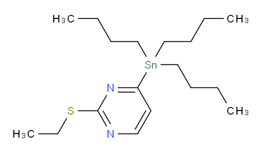 2-(ethylthio)-4-(tributylstannyl)pyrimidine