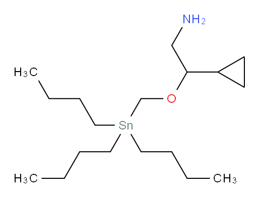 2-cyclopropyl-2-((tributylstannyl)methoxy)ethanamine