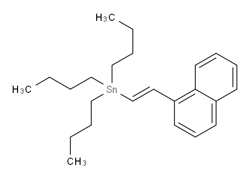 (E)-tributyl(2-(naphthalen-1-yl)vinyl)stannane