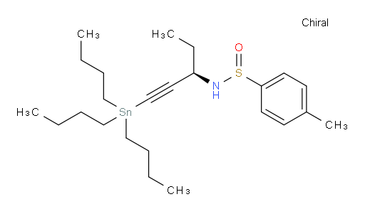 (S)-4-甲基-N-((R)-1-(三丁基锡基)戊-1-炔-3-基)苯亚磺酰胺