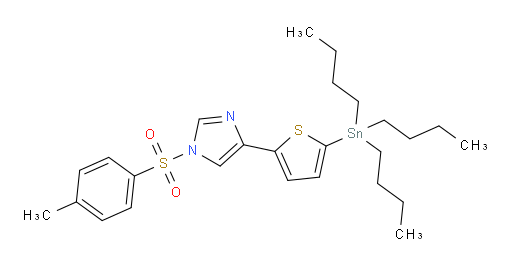 1-对甲苯磺酰基-4-(5-(三丁基锡基)噻吩-2-基)-1H-咪唑