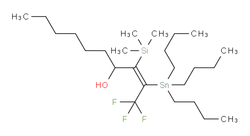 (Z)-1,1,1-三氟-2-(三丁基锡基)-3-(三甲基硅基)癸-2-烯-4-醇