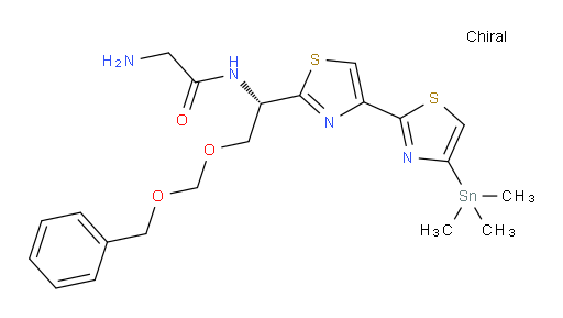 (S)-2-氨基-N-(2-((苄氧基)甲氧基)-1-(4-(三甲基锡基)-[2,4'-bi噻唑]-2'-基)乙基)乙酰胺