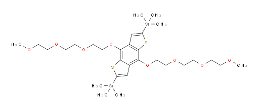 (4,8-双(2-(2-(2-甲氧基乙氧基)乙氧基)乙氧基)苯并[1,2-b:4,5-b']二噻吩-2,6-二基)双(三甲基锡烷)