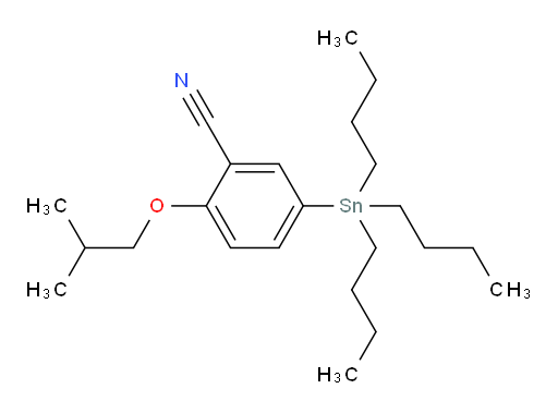2-异丁氧基-5-(三丁基锡基)苯腈