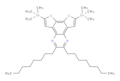2,3-二辛基-6,9-双(三甲基锡基)二噻吩并[3,2-f:2',3'-h]喹喔啉