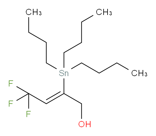 (Z)-4,4,4-三氟-2-(三丁基锡基)丁-2-烯-1-醇