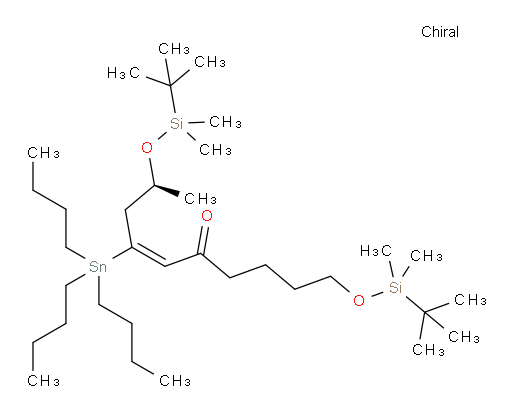 (S,E)-2,2,3,3,5,15,15,16,16-nonamethyl-7-(tributylstannyl)-4,14-dioxa-3,15-disilaheptadec-7-en-9-one