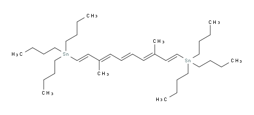 ((1E,3E,5E,7E,9E)-3,8-dimethyldeca-1,3,5,7,9-pentaene-1,10-diyl)bis(tributylstannane)