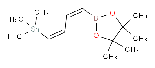 三甲基((1Z,3Z)-4-(4,4,5,5-四甲基-1,3,2-二氧杂环己硼烷-2-基)丁-1,3-二烯-1-基)锡烷