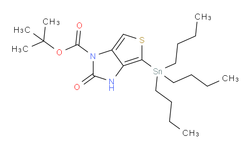 叔丁基 2-氧代-4-(三丁基锡基)-2,3-二氢-1H-噻吩并[3,4-d]咪唑-1-甲酸酯