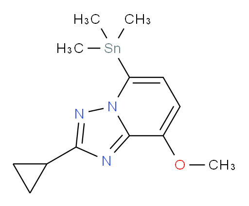 2-环丙基-8-甲氧基-5-(三甲基锡基)-[1,2,4]三氮唑并[1,5-a]吡啶