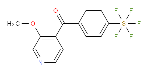 (4-(pentafluoromercapto)phenyl)(3-methoxypyridin-4-yl)methanone