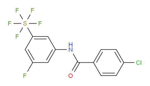 [3-[(4-Chlorobenzoyl)amino]-5-fluorophenyl]sulfur pentafluoride