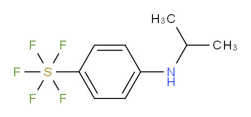[4-[(1-methylethyl)amino]phenyl]sulfur pentafluoride
