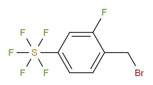 [4-(Bromomethyl)-3-fluorophenyl]sulfur pentafluoride