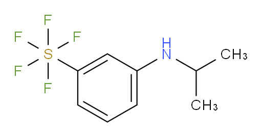 [3-[(1-methylethyl)amino]phenyl]sulfur pentafluoride