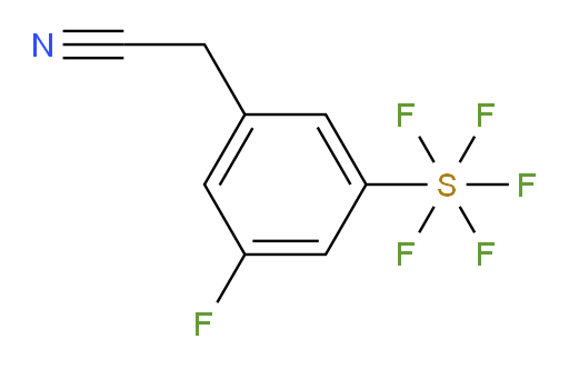 [3-(Cyanomethyl)-5-fluorophenyl]sulfur pentafluoride