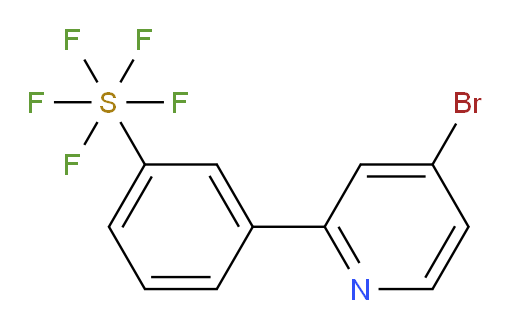[3-(4-bromo-2-pyridinyl)phenyl]sulfur pentafluoride