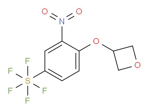 [3-nitro-4-(3-oxetanyloxy)phenyl]sulfur pentafluoride