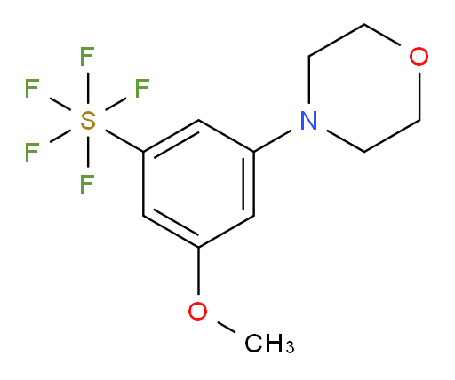 [3-methoxy-5-(4-morpholinyl)phenyl]sulfur pentafluoride