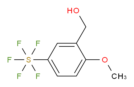 [3-(hydroxymethyl)-4-methoxyphenyl]sulfur pentafluoride