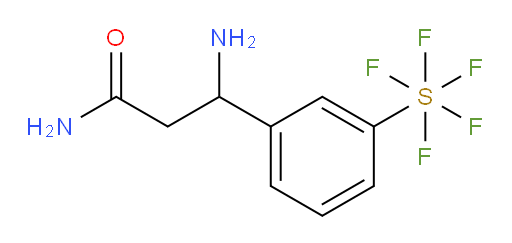 [3-(1,3-Diamino-3-oxopropyl)phenyl]sulfur pentafluoride