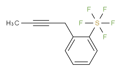 2-(but-2-yn-1-yl)(pentafluoromercapto)benzene