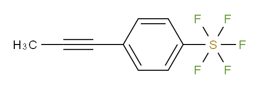 4-(prop-1-yn-1-yl)(pentafluoromercapto)benzene