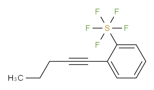 2-(pent-1-yn-1-yl)(pentafluoromercapto)benzene