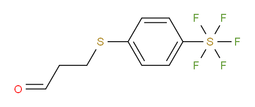 [4-[(3-oxopropyl)thio]phenyl]sulfur pentafluoride