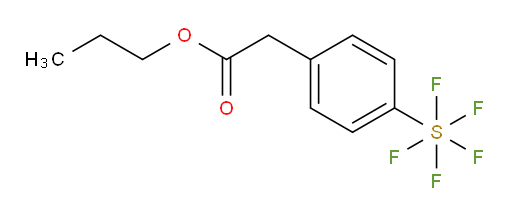 propyl 2-(4-(pentafluoromercapto)phenyl)acetate