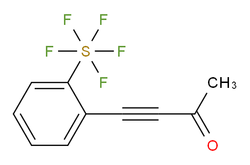 4-(2-(pentafluoromercapto)phenyl)but-3-yn-2-one