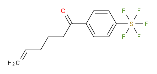 1-(4-(pentafluoromercapto)phenyl)hex-5-en-1-one