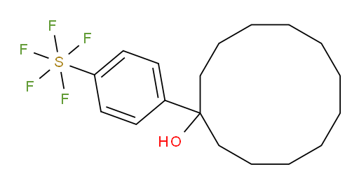 1-(4-(pentafluoromercapto)phenyl)cyclododecanol