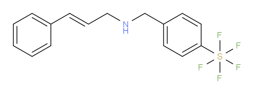 4-((cinnamylamino)methyl)phenylsulfur pentafluoride