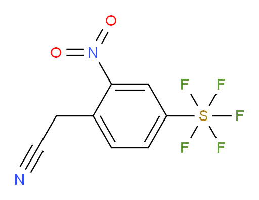 [4-(Cyanomethyl)-3-nitrophenyl]sulfur pentafluoride