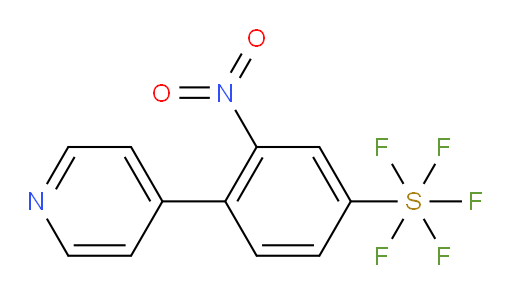 [3-nitro-4-(4-pyridinyl)phenyl]sulfur pentafluoride