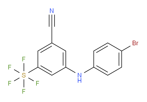 [3-[(4-Bromophenyl)amino]-5-cyanophenyl]sulfur pentafluoride