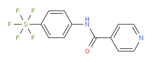 [4-[(4-pyridinylcarbonyl)amino]phenyl]sulfur pentafluoride