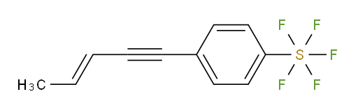 (E)-4-(pent-3-en-1-yn-1-yl)(pentafluoromercapto)benzene