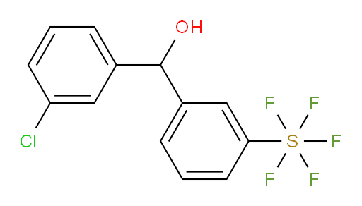(3-chlorophenyl)(3-(pentafluoromercapto)phenyl)methanol