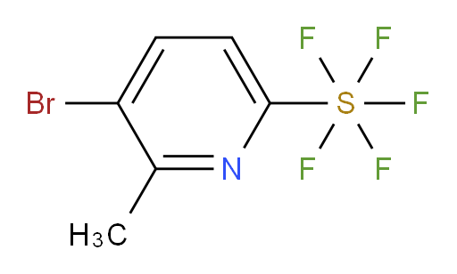 5-bromo-6-methylpyridine-2-ylsulfur pentafluoride
