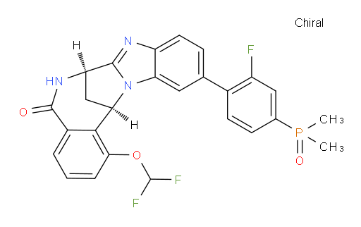 (7R,14R)-1-(difluoromethoxy)-11-[4-(dimethylphosphinyl)-2-fluorophenyl]-6,7-dihydro-7,14-Methanobenzimidazo[1,2-b][2,5]benzodiazocin-5(14H)--one