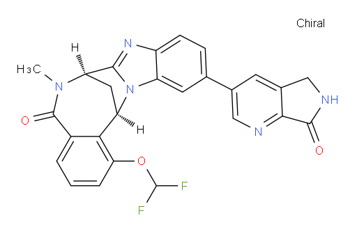 (7R,14R)-1-(difluoromethoxy)-11-(6,7-dihydro-7-oxo-5H-pyrrolo[3,4-b]pyridin-3-yl)-6,7-dihydro-6-methyl-7,14-Methanobenzimidazo[1,2-b][2,5]benzodiazocin-5(14H)--one