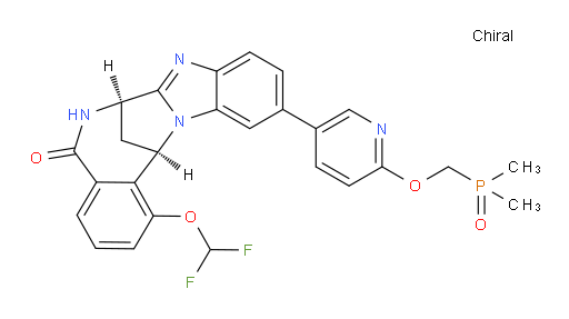 (7R,14R)-1-(difluoromethoxy)-11-(6-((dimethylphosphoryl)methoxy)pyridin-3-yl)-6,7-dihydro-7,14-methanobenzo[f]benzo[4,5]imidazo[1,2-a][1,4]diazocin-5(14H)-one
